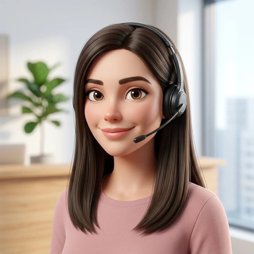 Illustrasjon av AI-medarbeideren Heidi