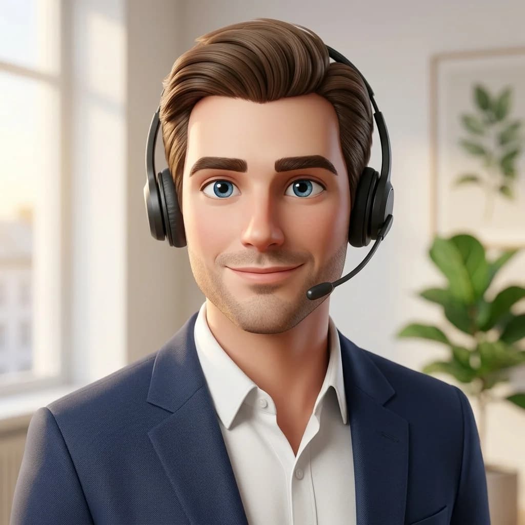 Illustrasjon av AI-medarbeideren Torstein