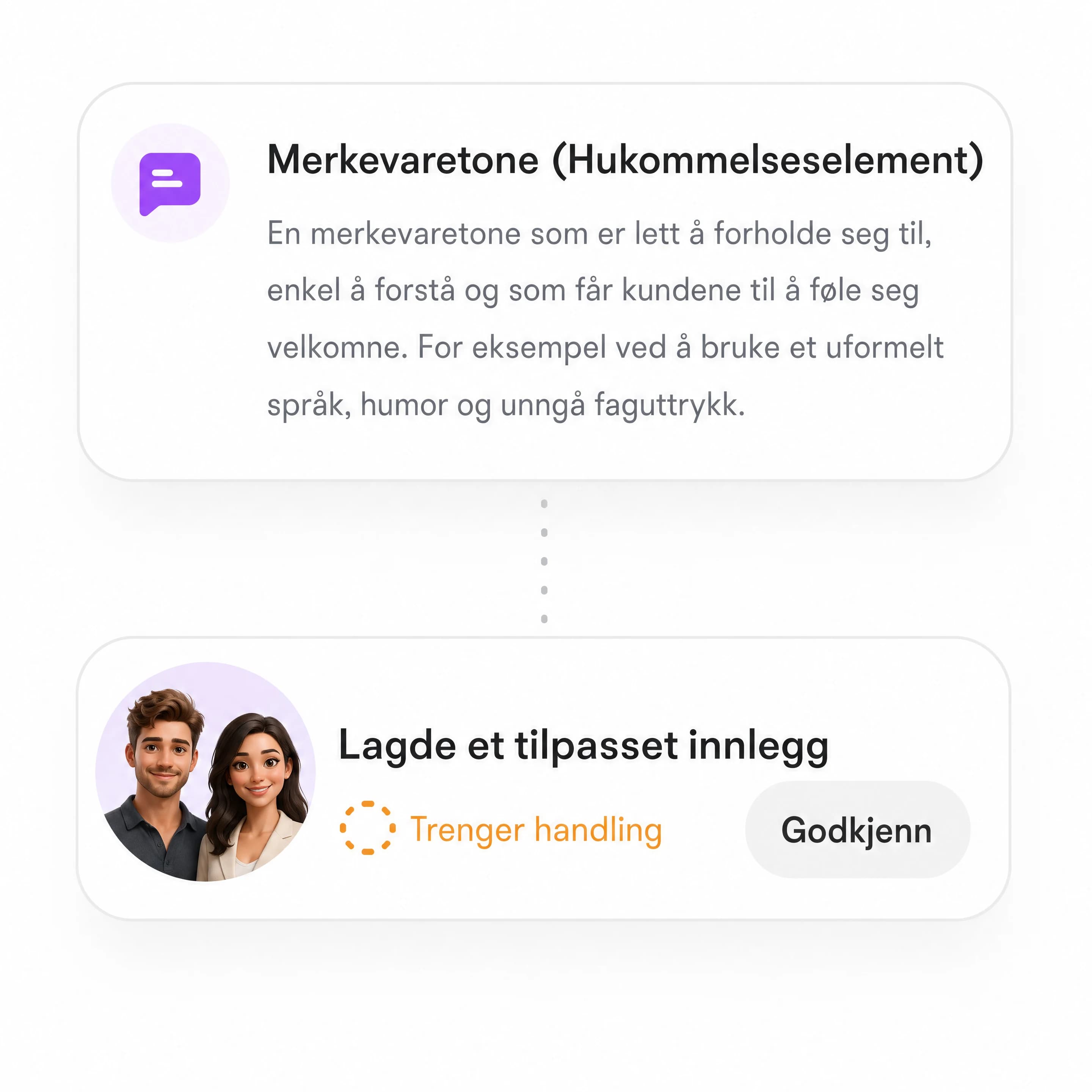Godkjenn resultatet. Ikke prosessen.