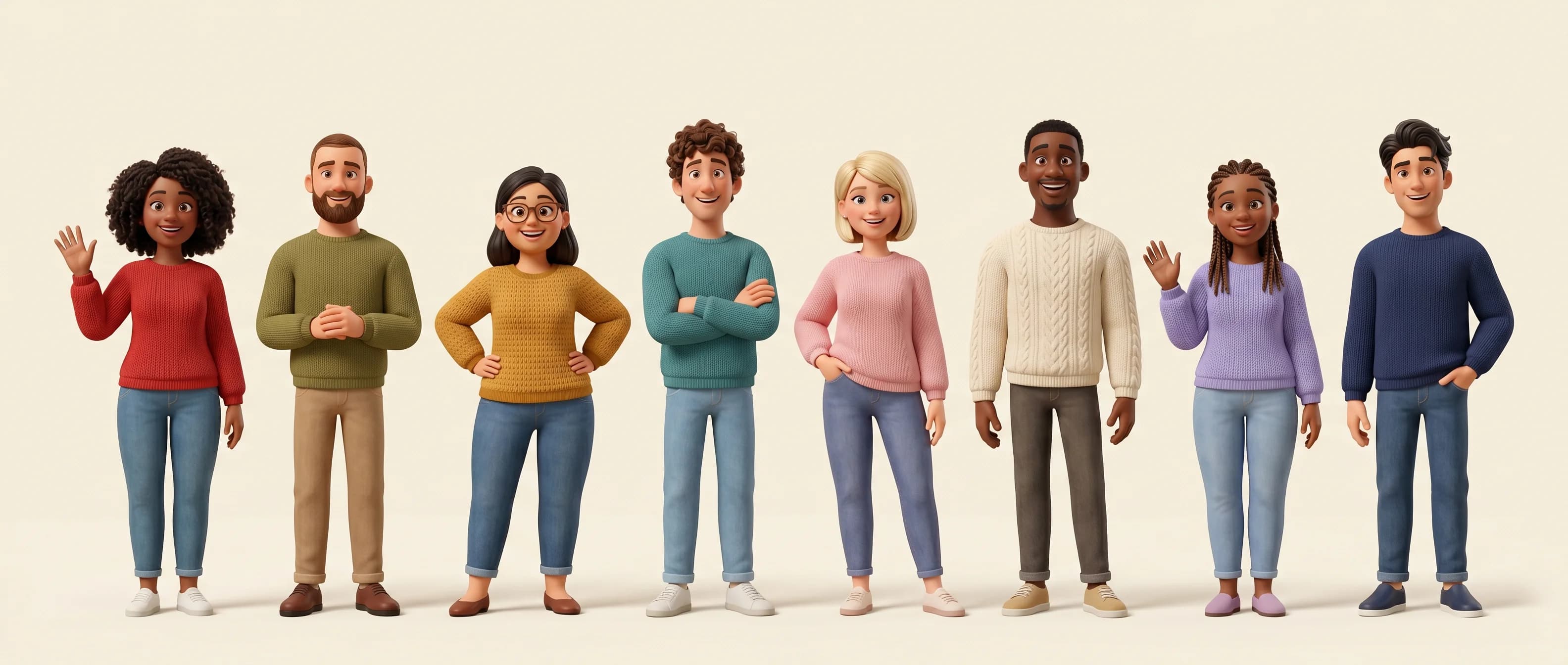 Det samlede AI-teamet i Oron